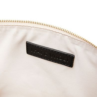 Puli Calfskin & Handloomed Fabric Clutch