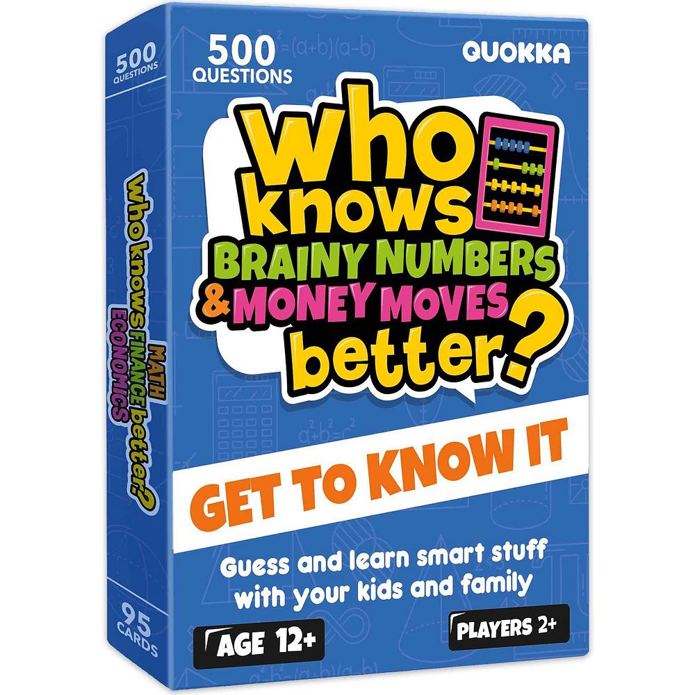QUOKKA Who Knows Math Finance Economics Better? STEM Board Game for ...