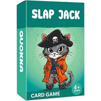 QUOKKA Card Game Slap Jack for Kids 4-8 Years Educational & Engaging Family Game with Cute Character