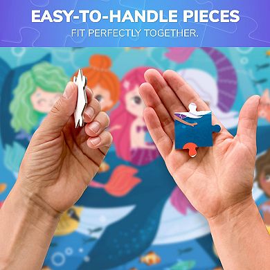 QUOKKA Jigsaw Puzzles 30 Pcs Mermaids for Kids 3-5 Years - Learning Puzzles - Educational Toys