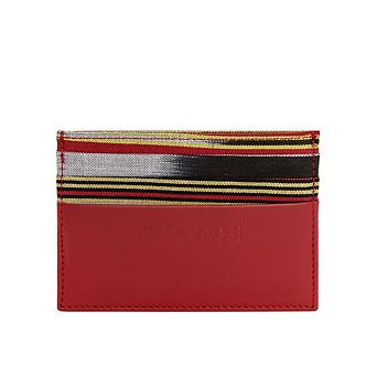 Leather Canvas Cardholder