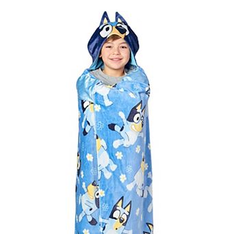 Bluey Dance Away Hooded Throw 40x50 inches