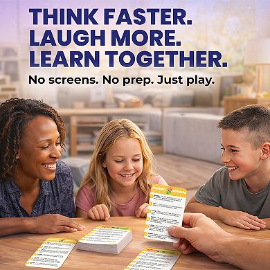 QUOKKA Higher or Lower Trivia Card Game for Kids & Adults Family Knowledge Challenge