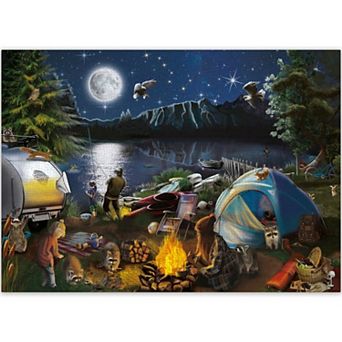 QUOKKA Campfire Puzzle - 1000 pc Colorful Jigsaw for Adults, Teens & Kids Ages 8+