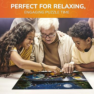 QUOKKA Campfire Puzzle - 1000 Piece Colorful Jigsaw for Adults, Teens & Kids Ages 8+