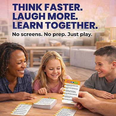 QUOKKA Higher or Lower Trivia Card Game for Kids & Adults Family Knowledge Challenge