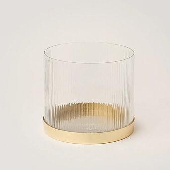 Fluted Glass Vase
