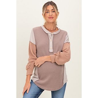 Maternity Colorblock Top
