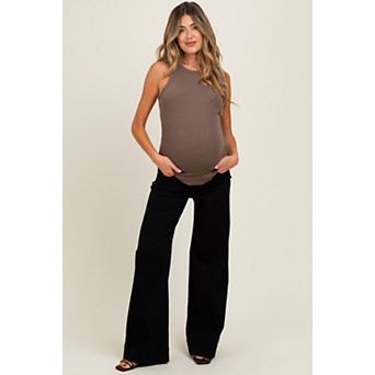 Maternity Super Wide Leg Maternity Jeans