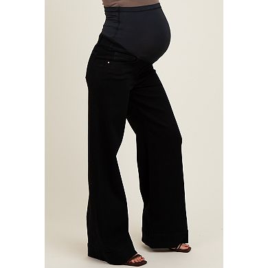 Maternity Super Wide Leg Maternity Jeans