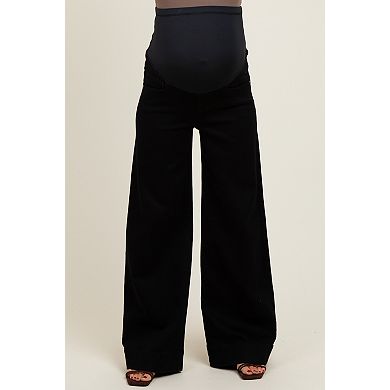 Maternity Super Wide Leg Maternity Jeans