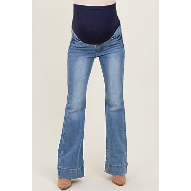 Maternity High Rise Flare Maternity Jeans