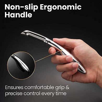 Vegetable Peeler, Stainless Steel Potato Peeler, High Tensile Ultra Sharp Blade Fruit Slicer