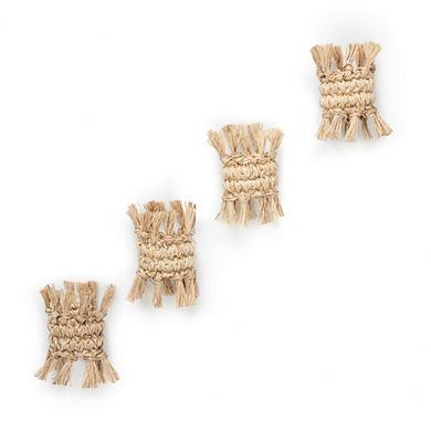 Fringes Napkin Ring, Set of 4