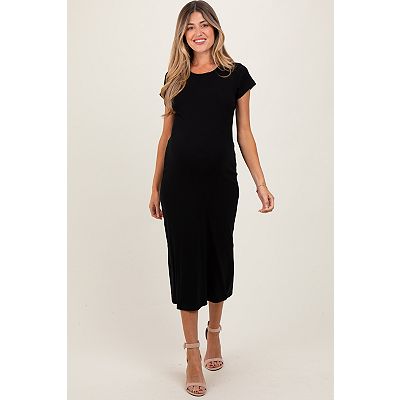 black midi maternity dress Marwa Fashion Abayas for Women Muslim