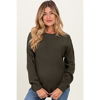 Maternity Knit Pullover Sweater