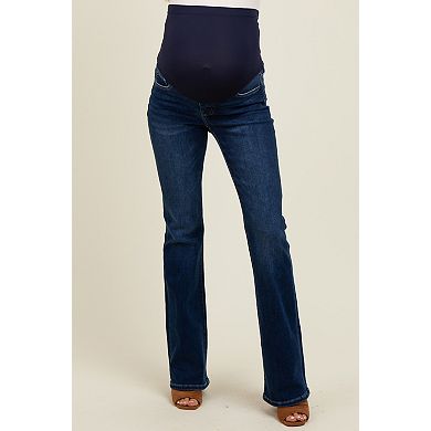 Maternity Blue Classic Bootcut Maternity Jeans