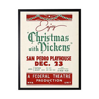 Vintage Christmas with Dickens Show Poster