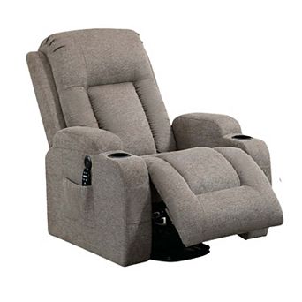 Power Lift Recliner Chair Heavy Duty Motion w/ 8-Point Vibration Massage and Lumbar Heating & USB