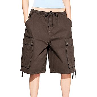 Women's Edgy Cargo Shorts Summer Loose American Style 5-Pocket Trendy Casual Shorts