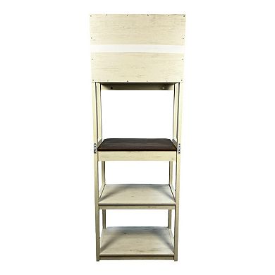 ELEMENT ACE Five-Tier Kitchen Storage Rack with Adjustable Shelves & Microwave Stand