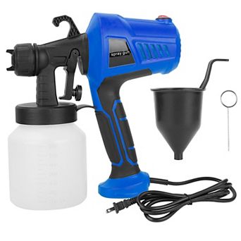 700W Electric HVLP Paint Sprayer Handheld Spray Gun for Walls Fences with 3 Patterns 800ML