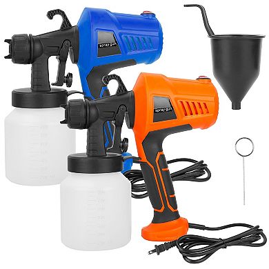 700W Electric HVLP Paint Sprayer Handheld Spray Gun for Walls Fences with 3 Patterns 800ML