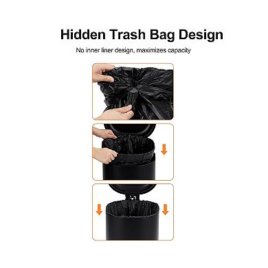 8 Gallon Bathroom Step Trash Can