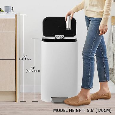 3.2 Gallon Slim Trash Can