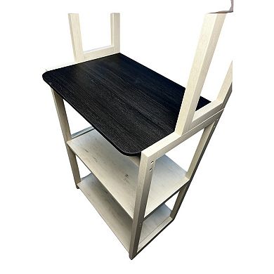 ELEMENT ACE Five-Tier Kitchen Storage Rack with Adjustable Shelves & Microwave Stand