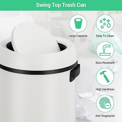 17 Gallon Stainless Steel Trash Can