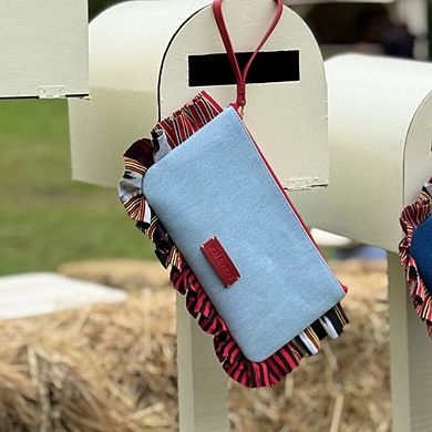 Medi Denim Clutch Bag