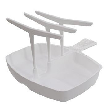 Microwave Bacon Cooker Tray with Rack Non-Stick, Holds 12 Strips, Dishwasher Safe