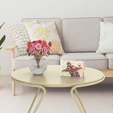 4x6 Acrylic Picture Frames, 3-Pack Thick Magnetic Clear Desktop Frames