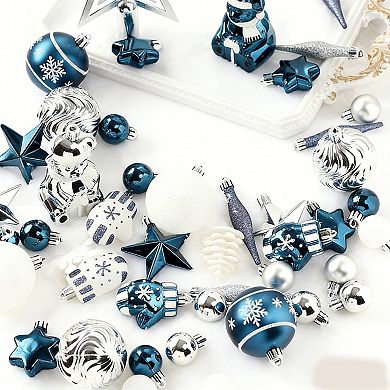 70PCS Shatterproof Christmas Ball Ornament Set