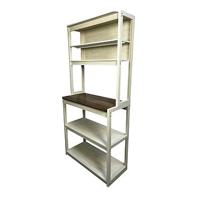 ELEMENT ACE Five-Tier Kitchen Storage Rack with Microwave Stand & Coffee Bar