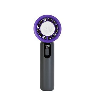100-Speed Handheld Fan with Ice Cooler, High-Speed Turbo, 3000mAh Rechargeable for Travel & Outdoors
