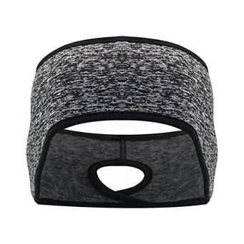 Women's Ponytail Headband Moisture-Wicking for Running Exercise Workouts Winter Ear Warmer