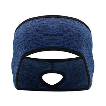 Women's Ponytail Headband Moisture-Wicking for Running Exercise Workouts Winter Ear Warmer
