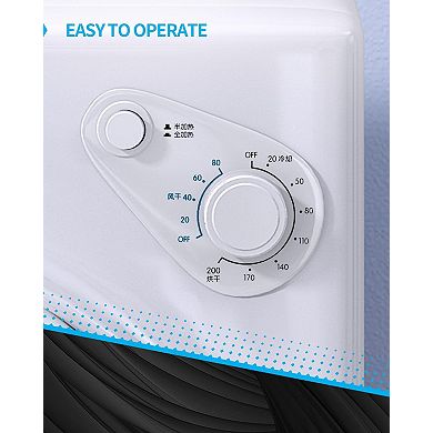 3.6 Cu.Ft.Compact Electric Dryer with Delicate Dry