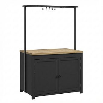 IDEALHOUSE Heavy-Duty Kitchen Island Cart with Storage