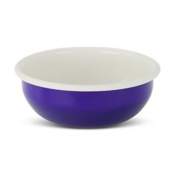 Enamel Serving Bowl Two Tone