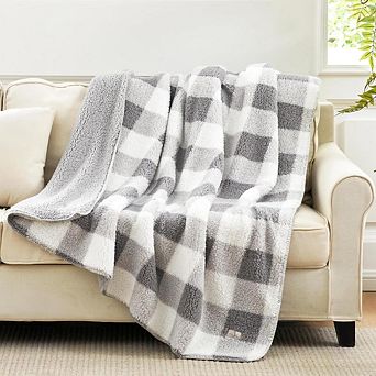 Plaid Reversible Double Sided Blanket