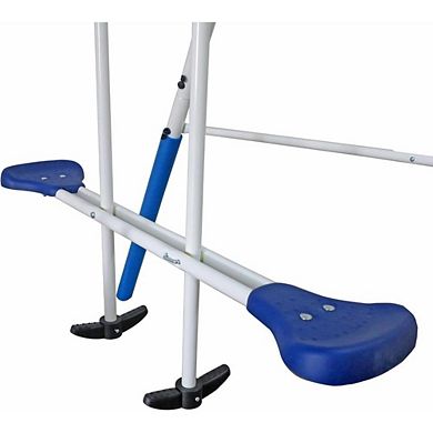 Backyard Swing Set with Slide and Glider