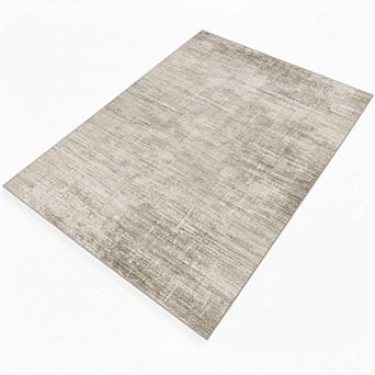 Washable Neutral Modern Abstract Rug Non-Slip Soft Carpet for Living Room Home