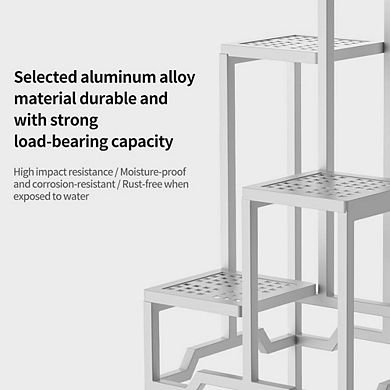Rust-Proof Aluminum Indoor Plant Stand