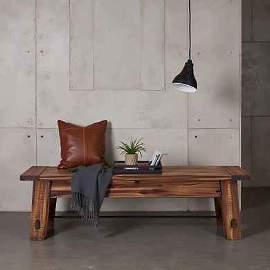 Industrial Wood Dining Bench Furniture