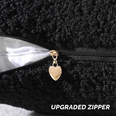 2-Piece Soft Fluffy Throw Pillow Cases