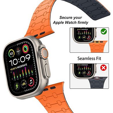 DURABLE SILICONE MAGNETIC SMARTWATCH BAND