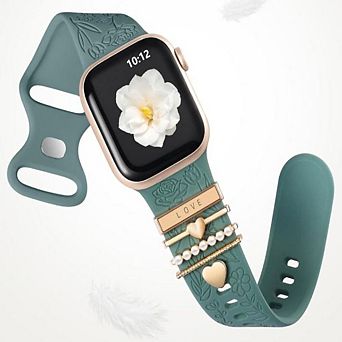 SMARTWATCH BAND WITH DECORATIVE CHARMS